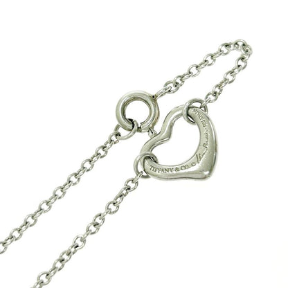 Tiffany & Co Tiffany & Co Silver Elsa Peretti Open Heart 3p Bracelet 2.9g 925