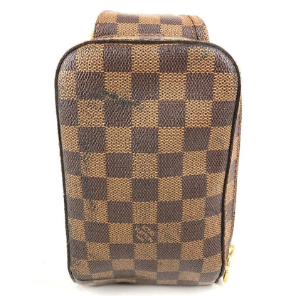 Louis Vuitton Belt Bag Geronimos Vintage Damier Canvas Ebene Brown