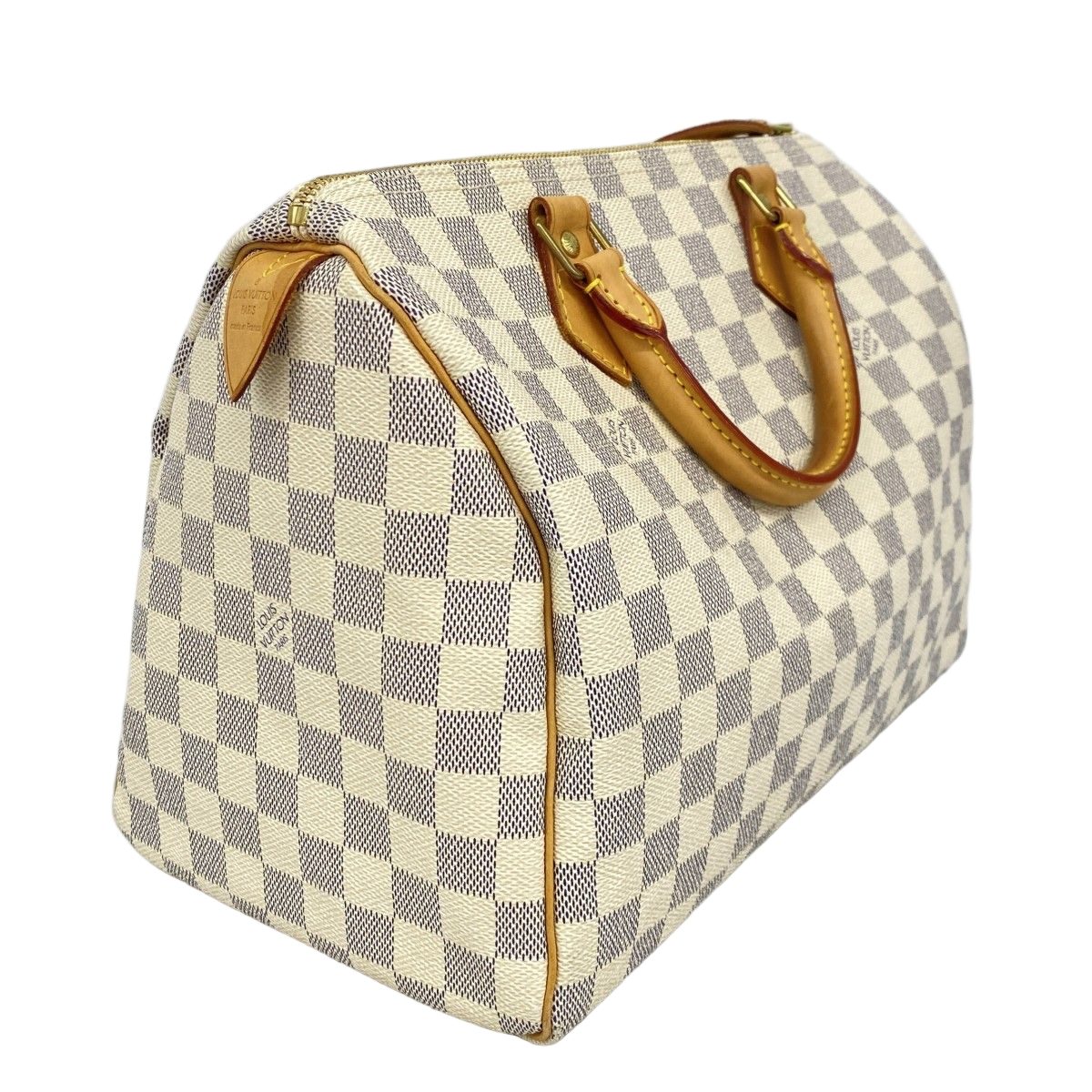 Louis Vuitton Handbag Damier Azur Speedy 30 White — view 2