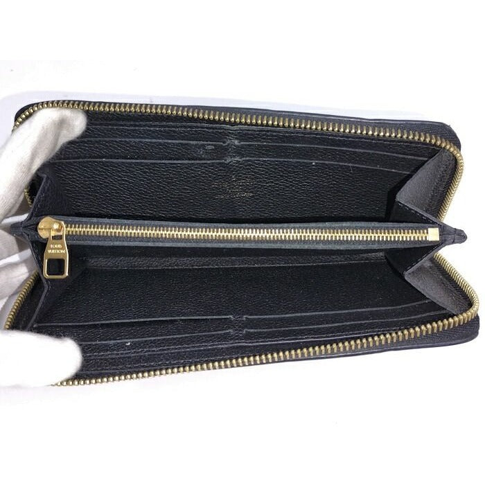 Louis Vuitton Round Zipper Long Wallet Portefeuille Cles Mans Monogram Empreinte — view 2