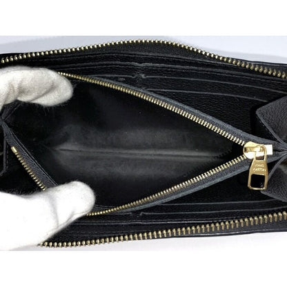 Louis Vuitton Round Zipper Long Wallet Portefeuille Cles Mans Monogram Empreinte — view 9