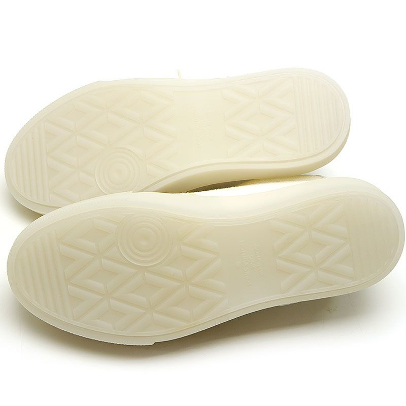 Unused Louis Vuitton LV Ori Line Damier Giant Low Cut Sneakers 1a9yu9 5.5 White