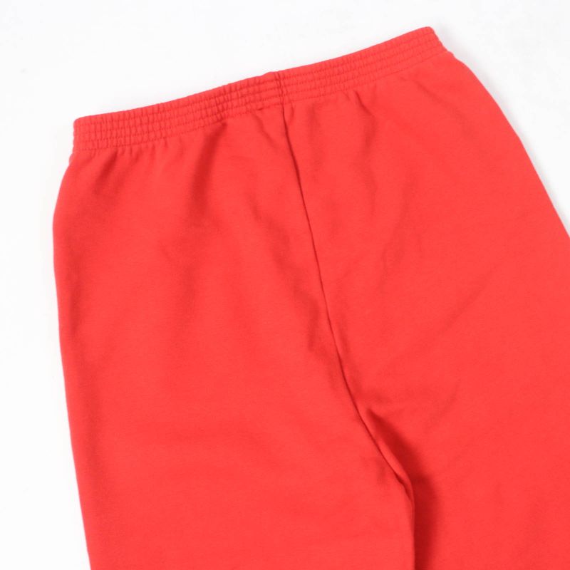 Balenciaga 508232 Cotton Polyester Campaign Logo Sweatpants Red 8 (kids' Size