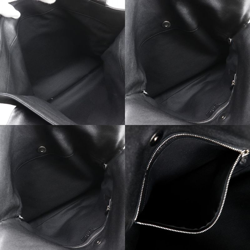 Gucci GG Blondi 751516 Calf Black Women's Tote Bag