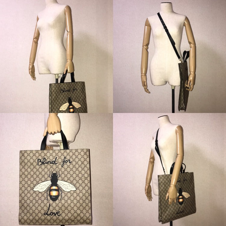 Gucci GG Supreme Beam 2-Way Tote Shoulder Bag Price Negotiation Welcome — view 9