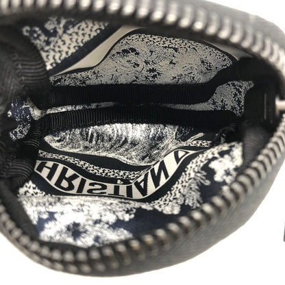 Christian DIOR Toile De Jouy Coin Case White/blue Taiga - Tiger Fabric Women's