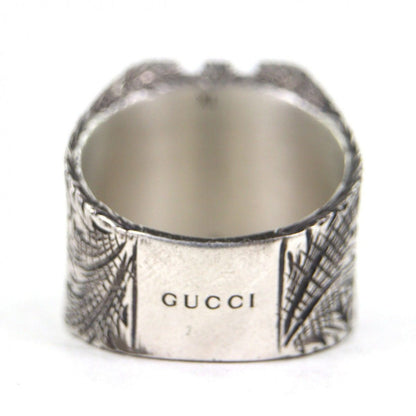 Gucci Arabesque Alphabet Letter Ring Silver XL Weight — view 5