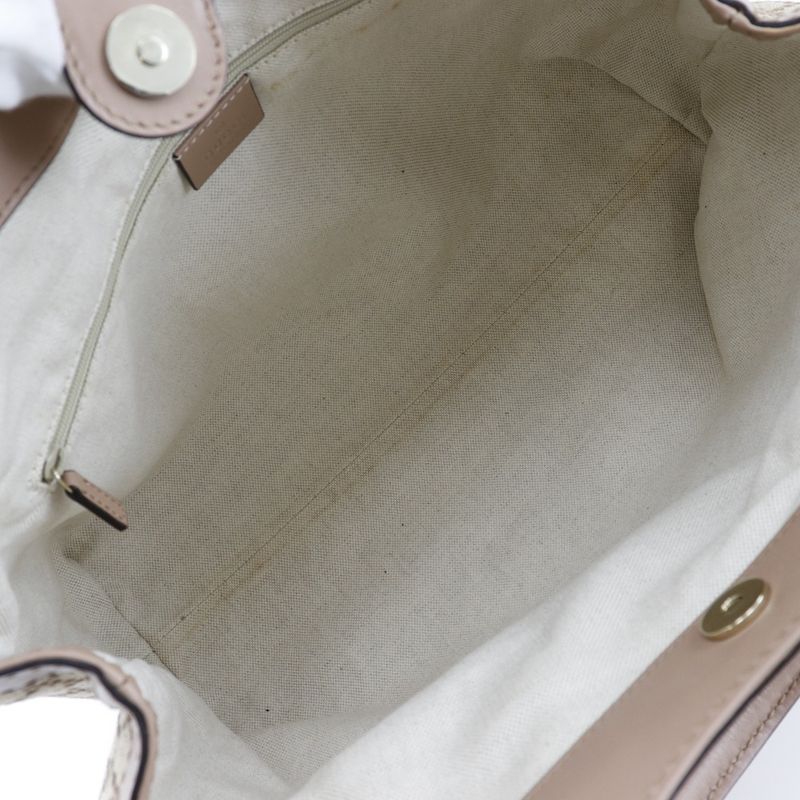 Gucci Sookie Bag Diamante 211944 Canvas Beige/pink Ladies Handbag