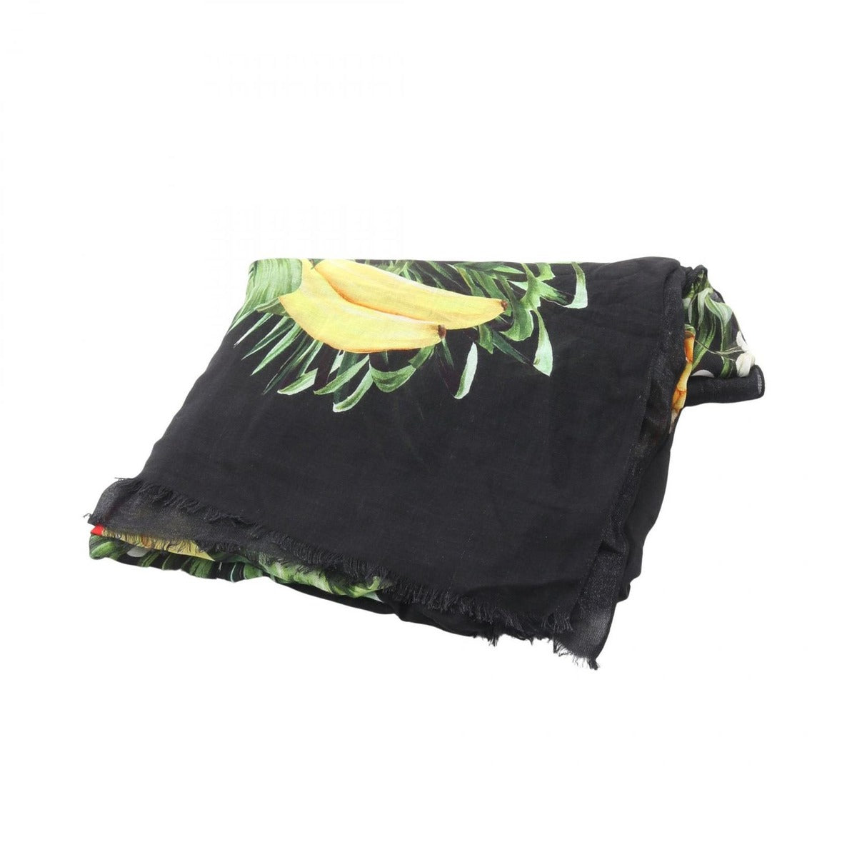 Dolce & Gabbana Shawl Cashmere Black Multicolor
