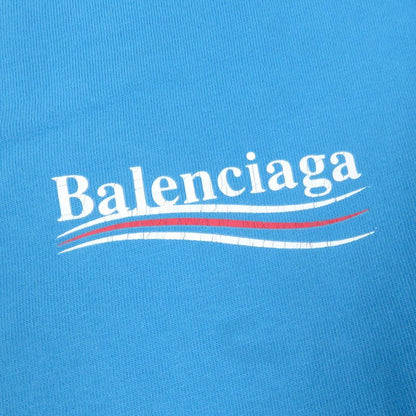 Balenciaga 23SS 641675 100% Cotton Campaign Logo Damaged Oversized Short Sleeve