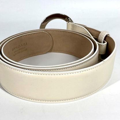 Bvlgari Logo Leather White