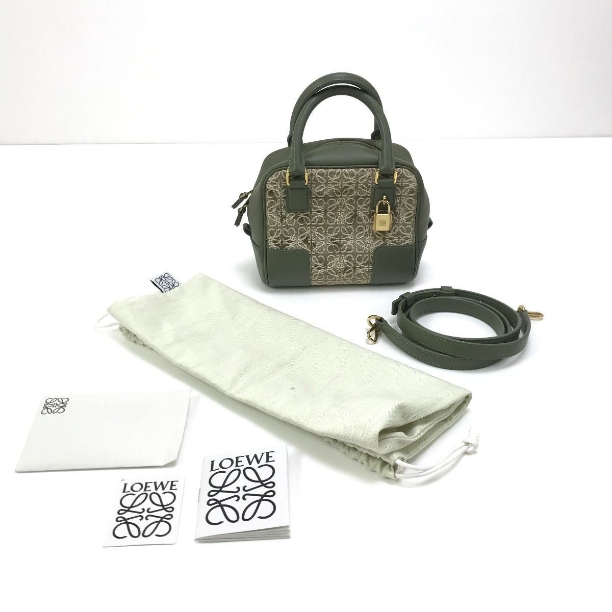 Loewe 2-Way Shoulder Bag Amazona 16 Anagram Jacquard Key Miss Ing Item
