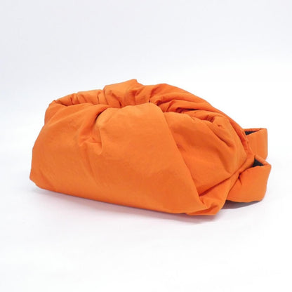 Bottega Veneta Shoulder Bag Nylon Silver Orange — view 3