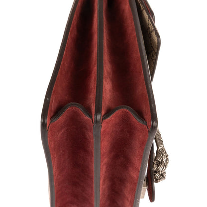 Gucci Blooms Dionysus Beige Burgundy Supreme Canvas Shoulder Bag — view 7