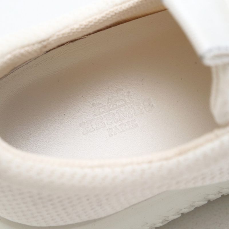 Hermes TEAM Sneakers Size 36 Team Double Face H Logo Mesh Low Cut Sneakers Made