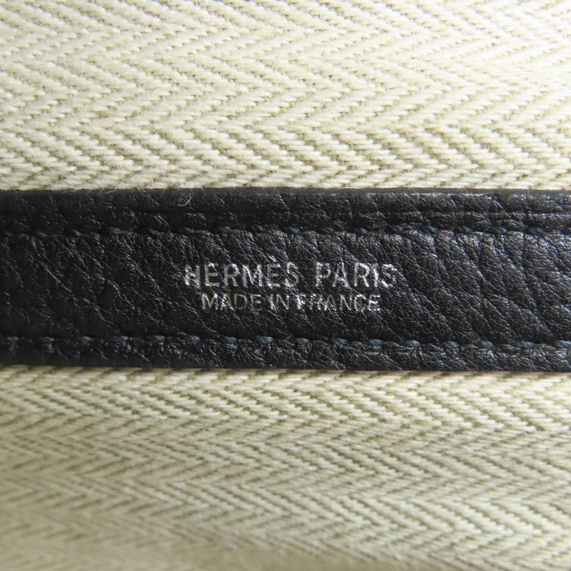 Hermes Garden Party PM Silver Hardware Tote Bag Negonda Women