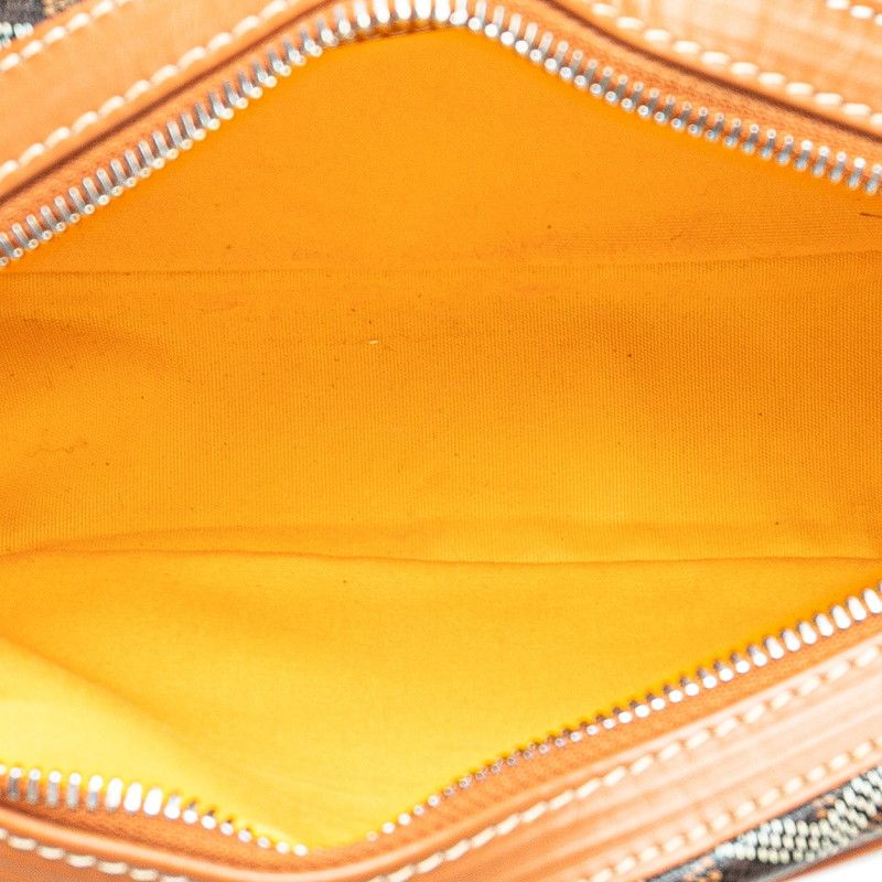 Goyard Cupveil PM Brown Black PVC Leather Women's Goyard