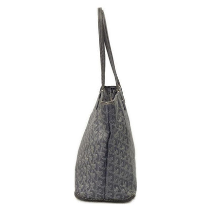 Goyard Handbag Artois PM Dark Gray With Initials Leather