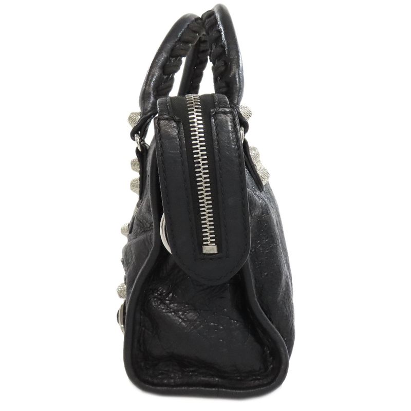 Balenciaga 519938 Mini City 2WAY Handbag Calf Women