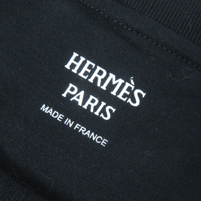 Hermes 3h4611dl Do Re Boucles Do Re Boucles 100% Cotton Crew Neck Short Sleeve