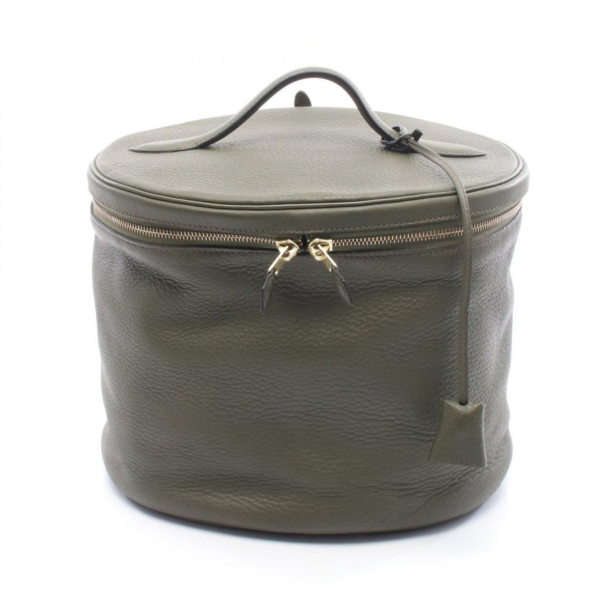 Hermes Handbag Intercity Khaki Green Leather