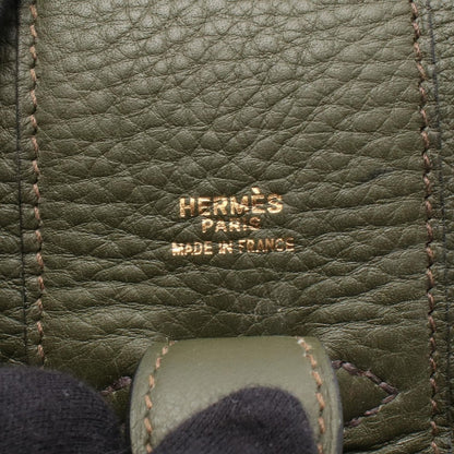 Hermes Handbag Intercity Khaki Green Leather — view 4