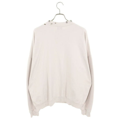Balenciaga 23 AW Tpvd9 Earrings Crew Neck Vintage Finish Sweatshirt — view 2