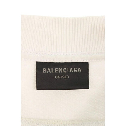 Balenciaga 23 AW Tpvd9 Earrings Crew Neck Vintage Finish Sweatshirt — view 3
