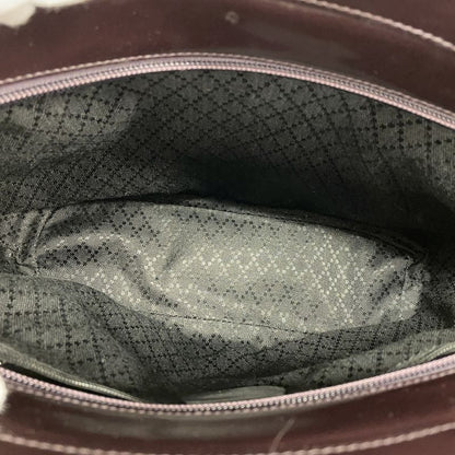 Gucci Handbag Bamboo 000 1998 0540 Nylon Brown Silver Hardware Women