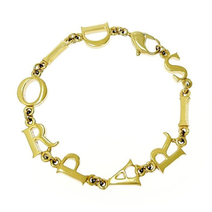Christian Dior GP Paris Logo Bracelet Gold