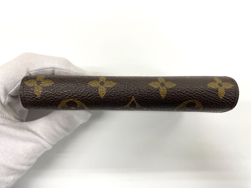 Louis Vuitton Monogram Porte Monet Vieux Trésor M61730 Foldable Wallet L-shaped