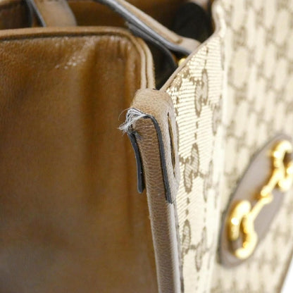Gucci Horsebit Bag Handbag Gold — view 5