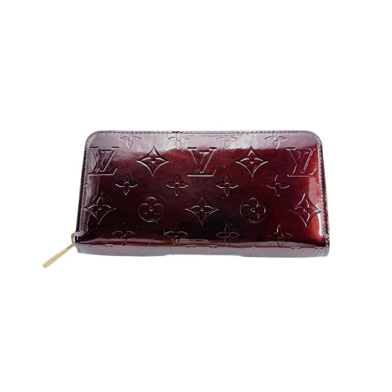 Louis Vuitton M93522 Vernis Round Zipper Zippy Wallet Long Wallet Louis Vuitton