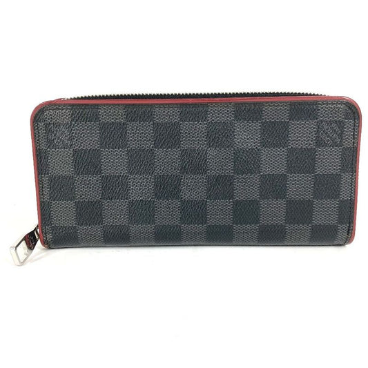 Louis Vuitton Long Wallet Zippy Wallet Vertical N63304 Damier Graphite Canvas