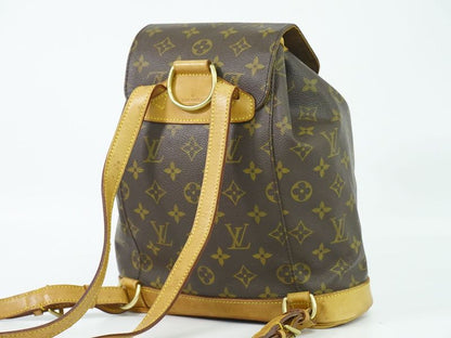 Authentic Louis Vuitton LV Montsouris MM Backpack Sac Backpack Monogram Brown