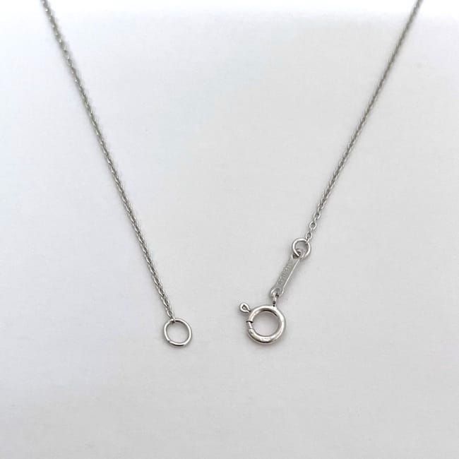 Tiffany & Co Open Heart Necklace Ec22789 Silver