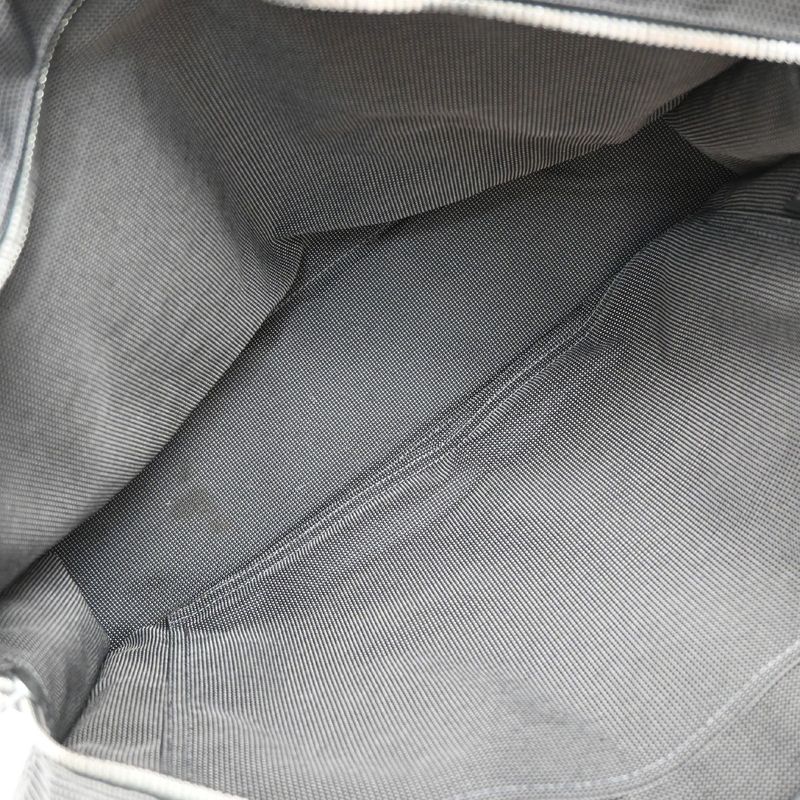 Hermes Her Line MM Hand Tote Bag Canvas Gray 38ka972