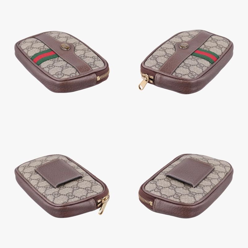 Gucci Ophidia Brown And Multicolor PVC Coated Canvas And Leather 519308