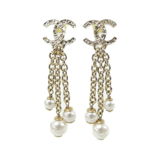 Chanel Earrings White