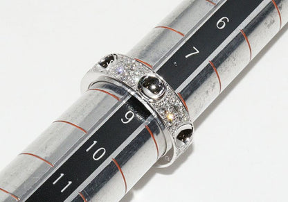 Louis Vuitton 18K White Gold Full Pavé Diamond Petite Bague Empreinte Ring