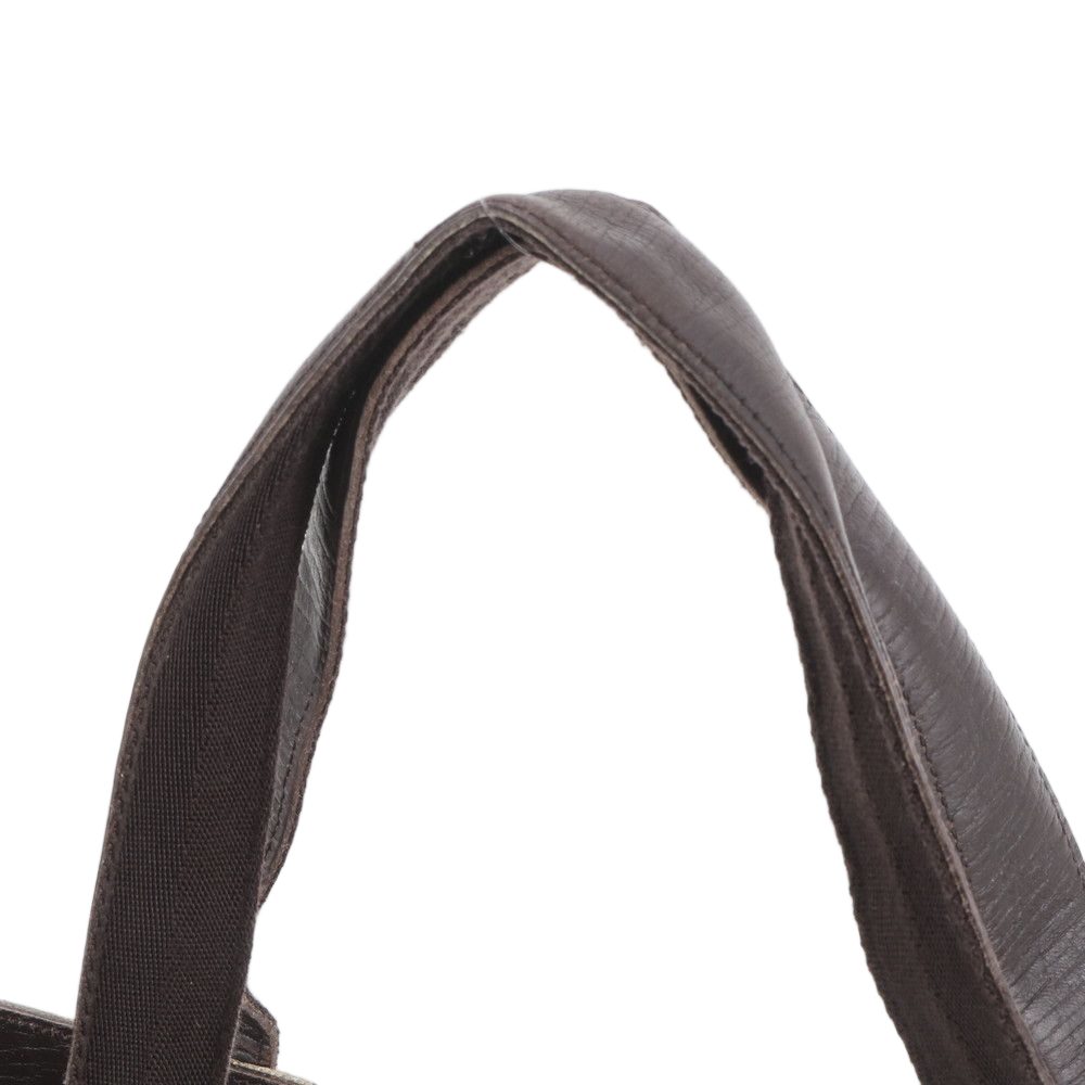 Gucci GG Supreme Leather Tote Shoulder Business Brown — view 2