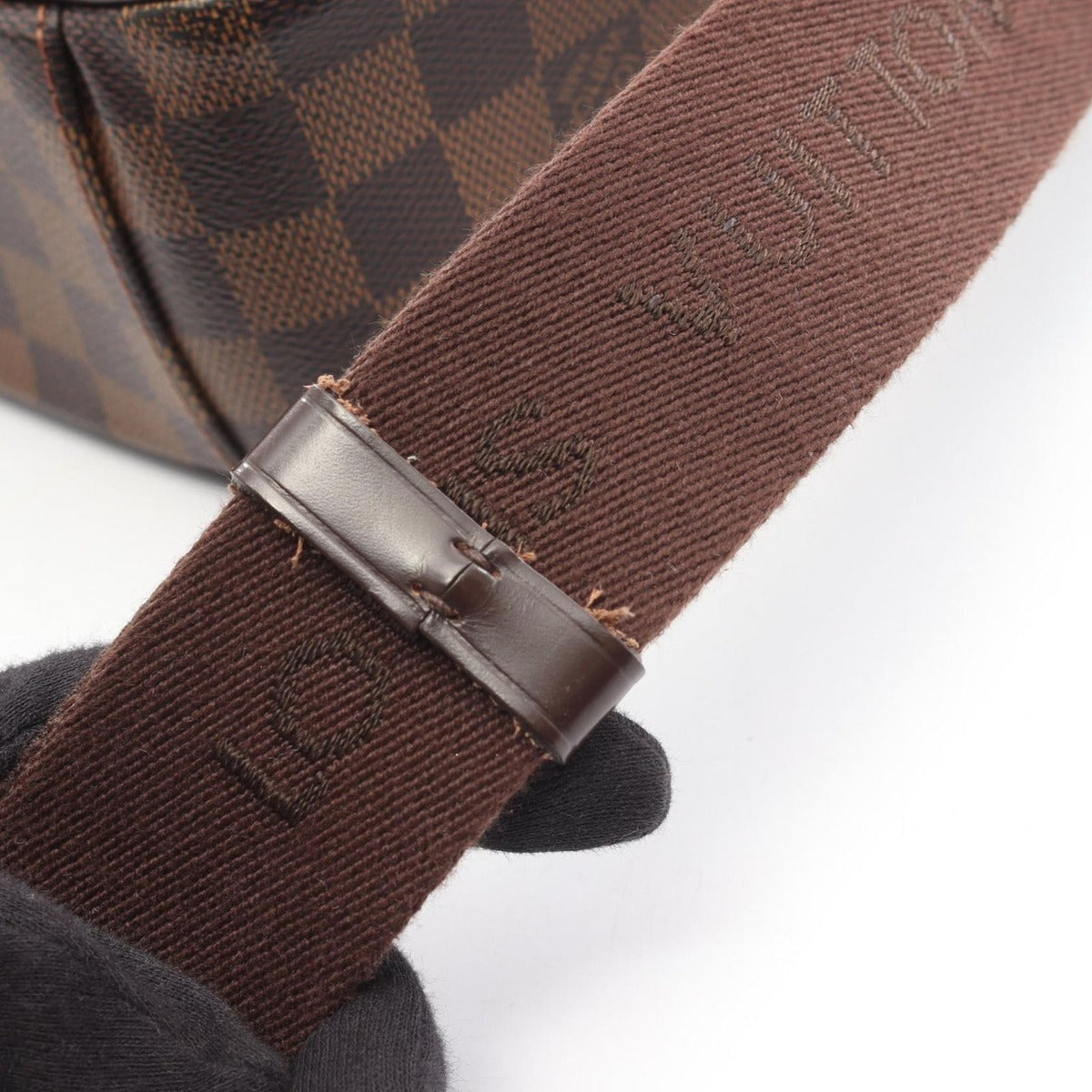 Louis Vuitton Shoulder Bag Shelton GM Canvas Leather — view 12