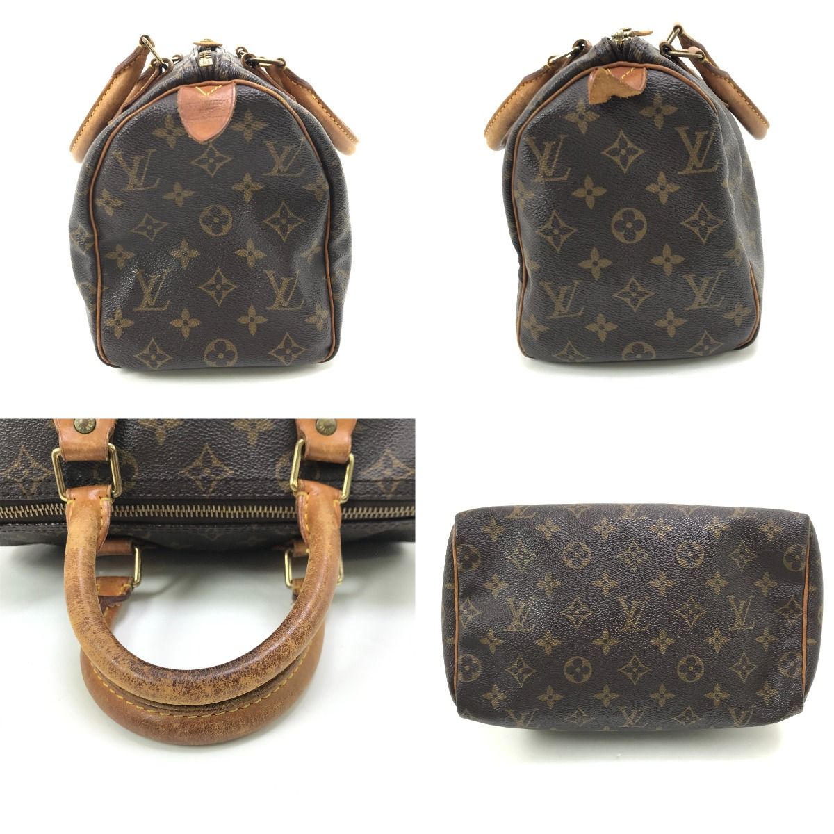 Louis Vuitton Handbag Monogram Speedy 25 Padlock & Key Miss Ing Usable
