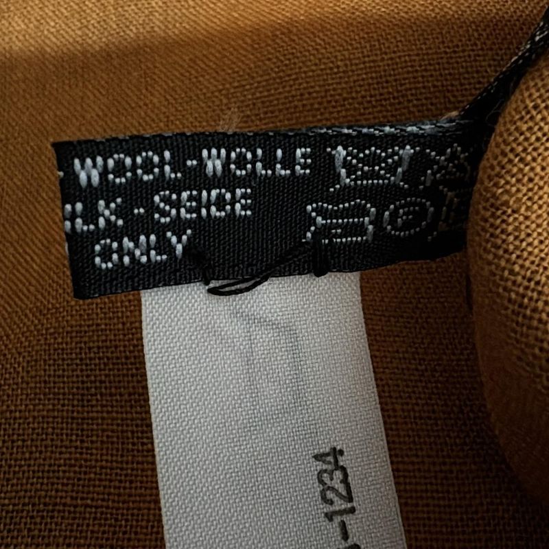 Bottega Veneta Stole (shawl) - Orange Beige And Dark Brown Leopard Print Wool