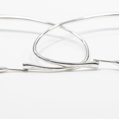 Tiffany & Co Open Heart Large Hoop Silver 925 Ladies 11g Earrings