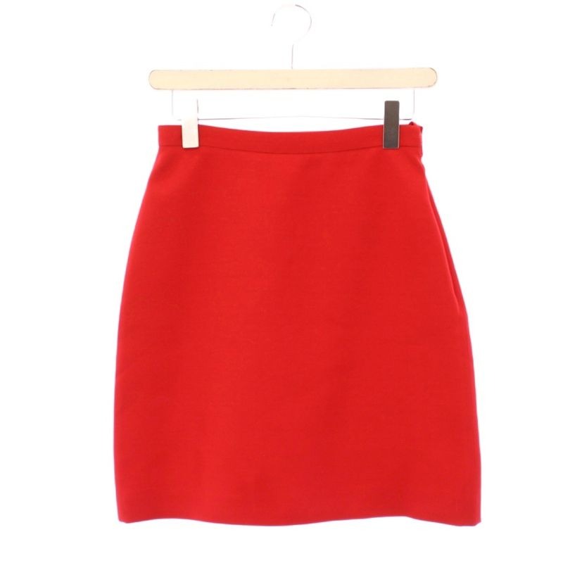 Gucci Tight Skirt Knee Length 38 Red