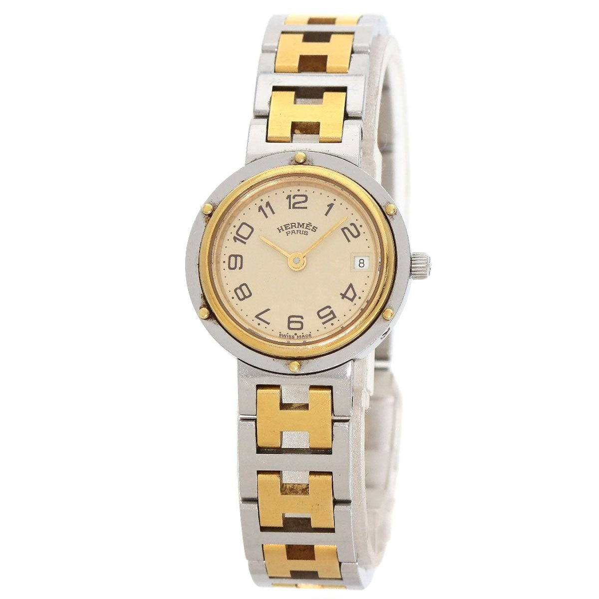 Hermes Clipper Watch SS Ssxgp