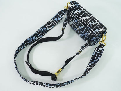 Authentic Fendi Zucca Bucket Joshua Vidas Collaboration 2WAY Shoulder Bag Belt