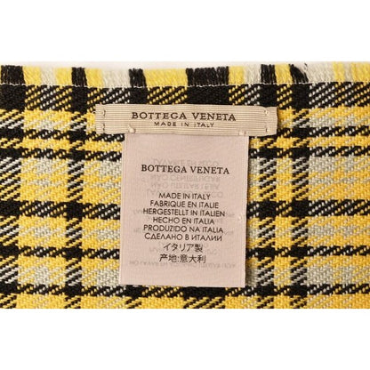 Bottega Veneta Scarf Winter Shawl 100% Wool Fringe — view 5