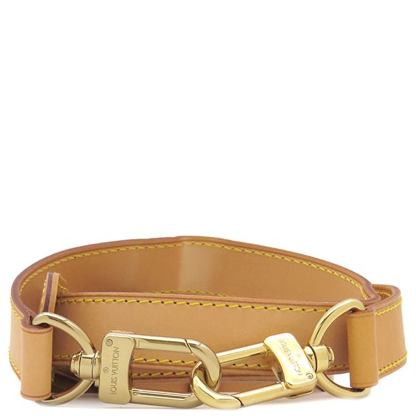 Louis Vuitton Shoulder Strap Nubuck 110cm (43.31in) Nubuck Beige Gold Hardware
